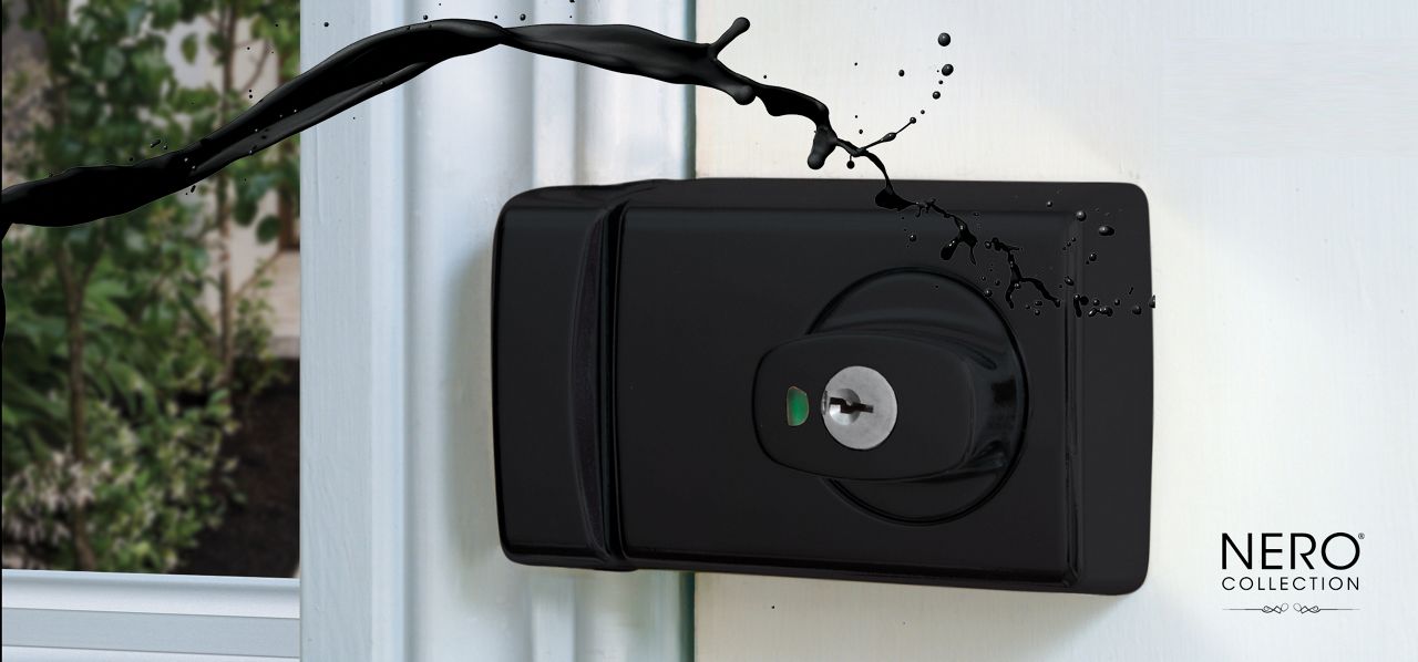 001 Double Cylinder Deadlatch (Matt Black)