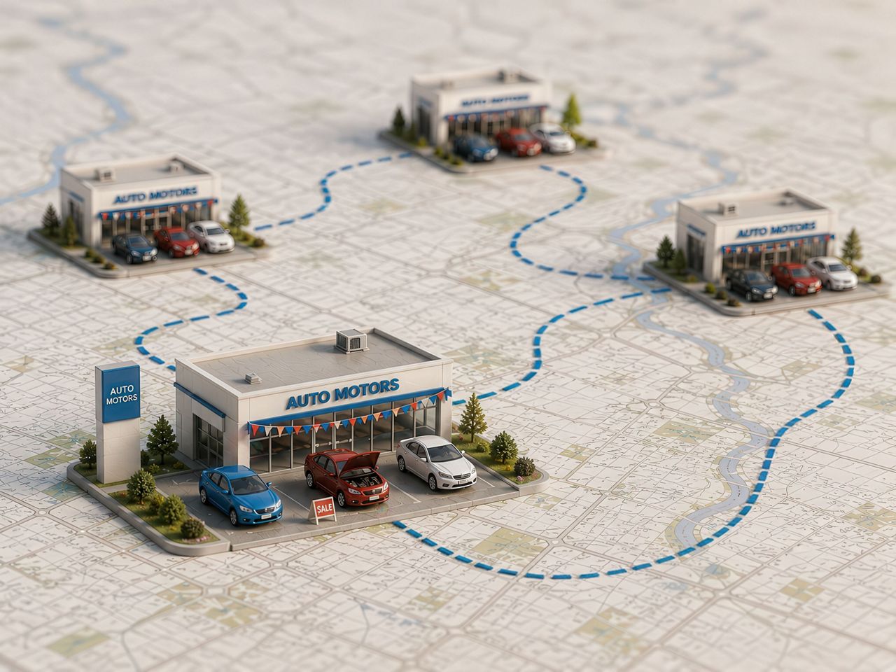 Integrated dealerships graphic