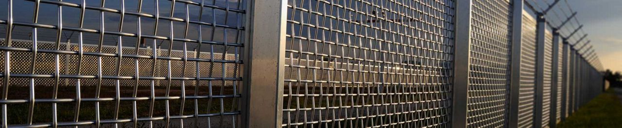 A prison fence
