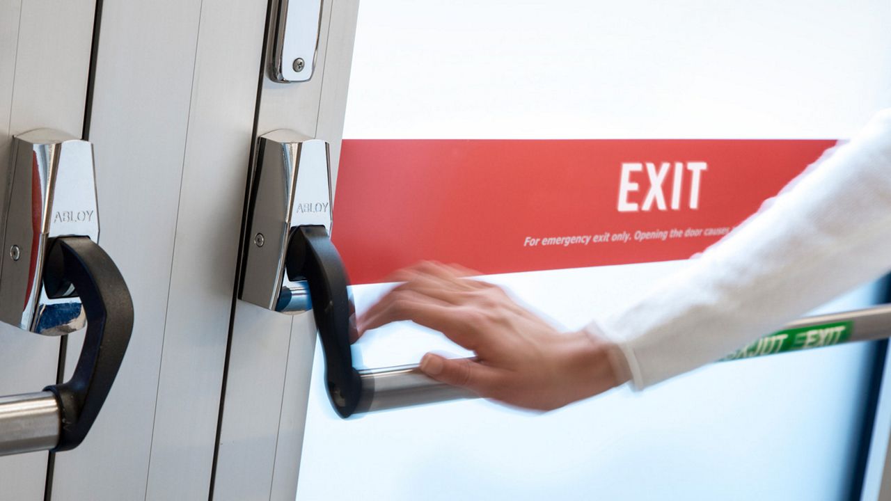 ABLOY EXIT solution in use