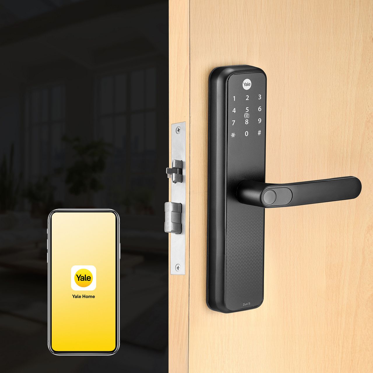 Designed for every home and every lifestyle, Zuri S offers multiple ways to unlock: Fingerprint, PIN code, RFID key tag, or a mechanical key override, so everyone in the family can use it their way.