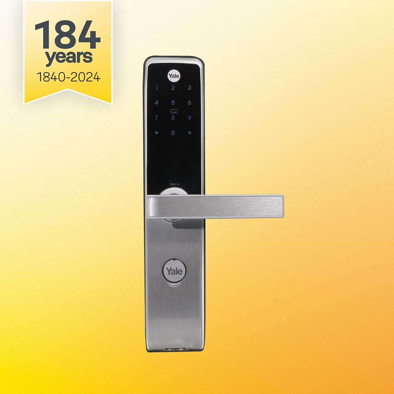 Image: It’s natural for a home to have multiple guests coming together under the same roof. Hence, the YDM3115A smart lock lets you enter home without needing to remember PIN codes simply because you can use RFID key tags for easy door access. 