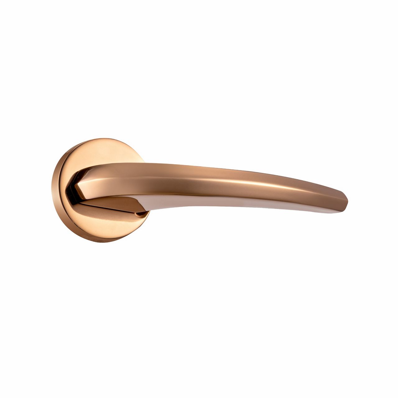 Image: Yale YMEL-706 Rose Gold Matt Mortise Lever Handle