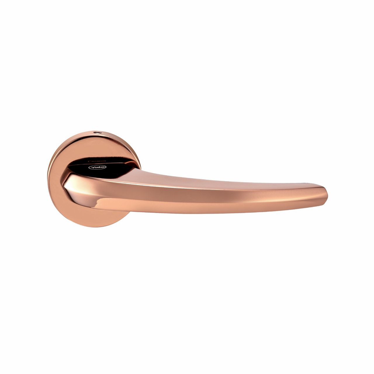 Image: Yale YMEL-706 Rose Gold Matt Mortise Lever Handle