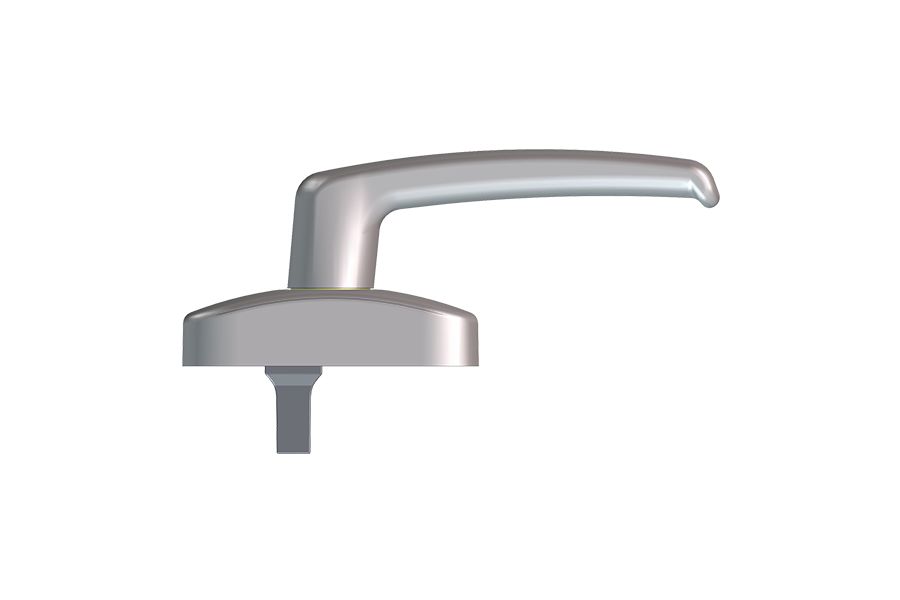 1249 Euro Handle 4" Post