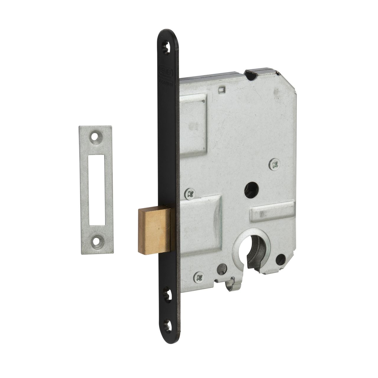 Kastslot DM 50mm PC-uitsparing zwart
