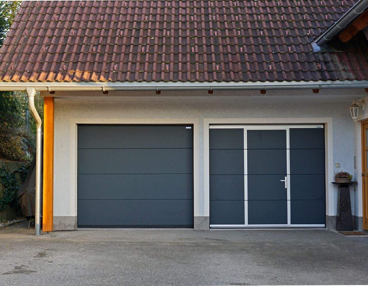 Normstahl Smart Garagentor Anthracit Grau Style Smooth