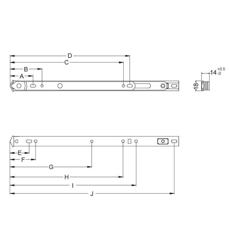 Image: 14mm Stack height Friction Hinge series Picture 2