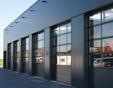 Normstahl Industriport OSFI42A antrasittgrå