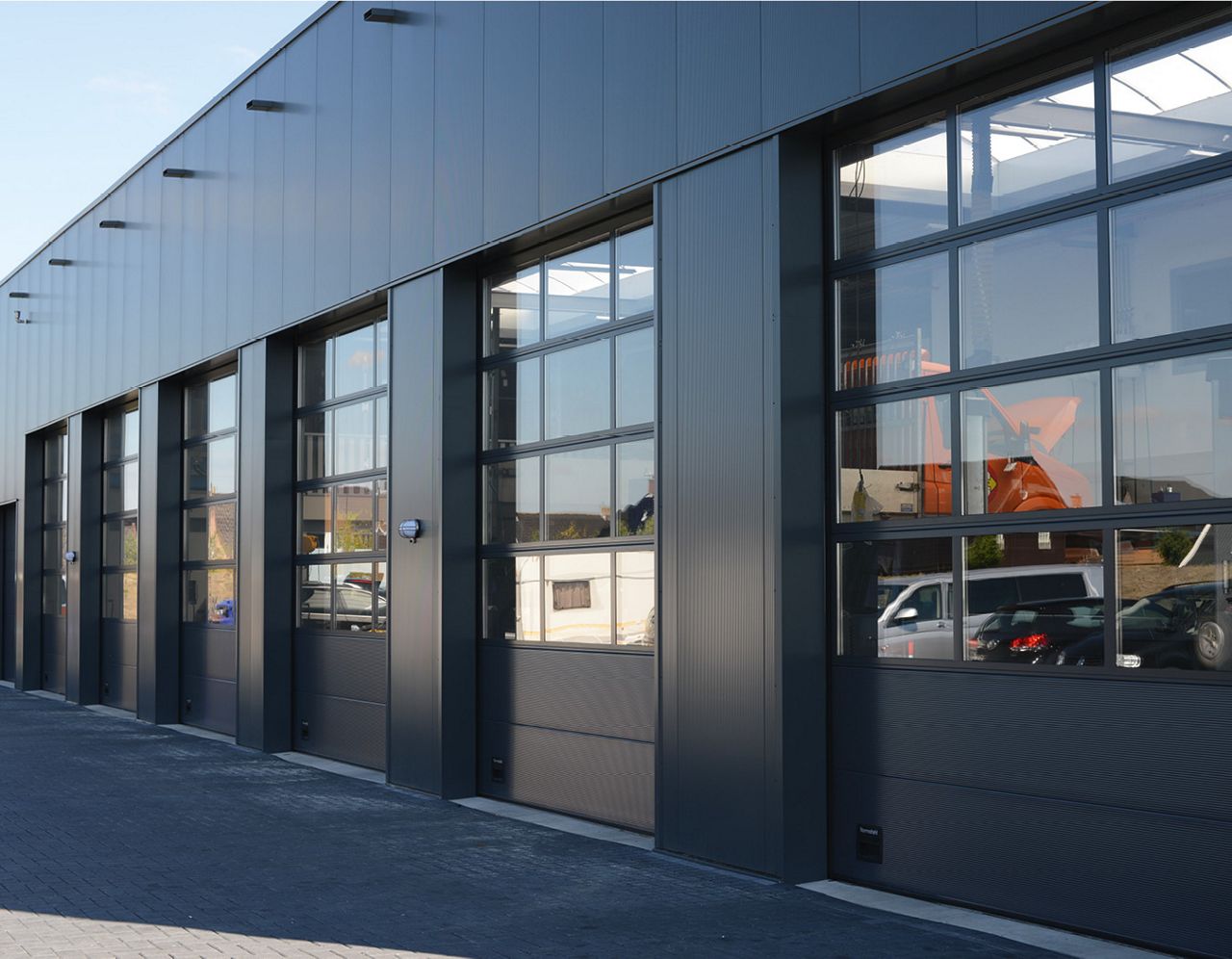 Normstahl Industriport OSF42A Vit Aluminium