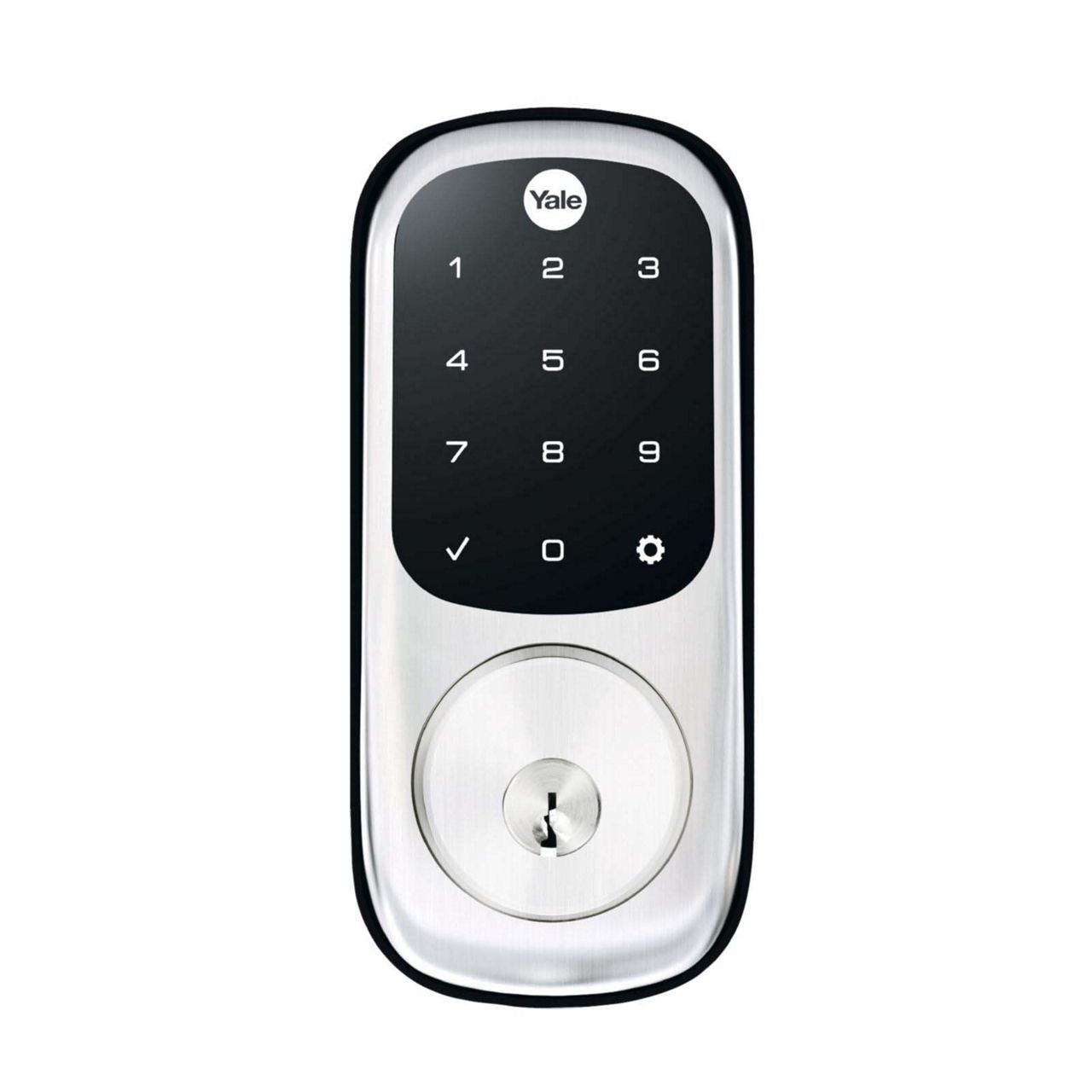 Yale Assure Lock® - Exterior (Keyed) - Satin Chrome