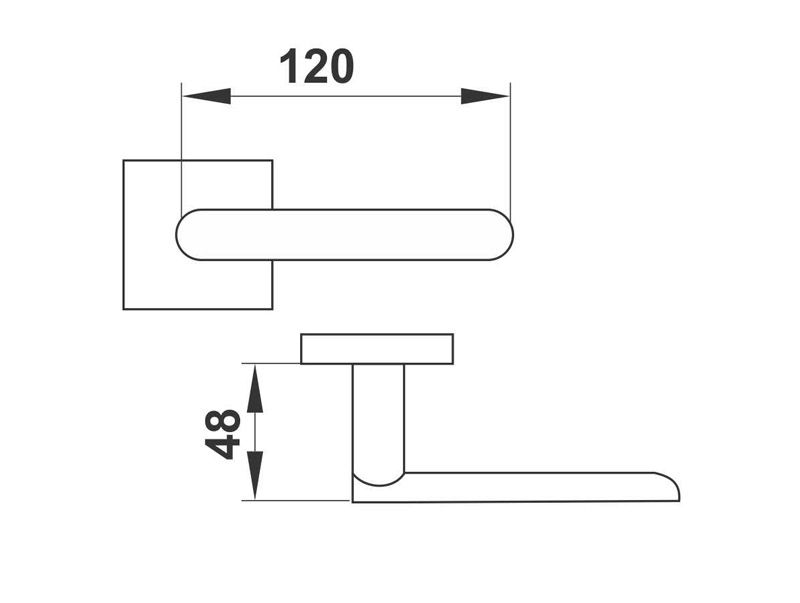 Image: 1baed-enox-ss-mortise-handle-square-base-cutout-emh-nsq-ss-010.jpg