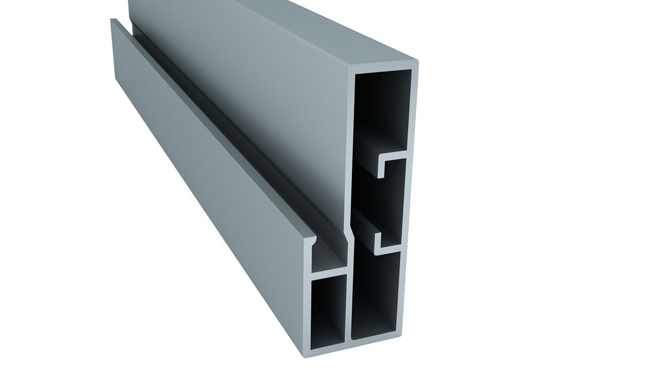 Enox Aluminium Frame Profile EAPS-084 – aluminium frame profile in ALU/SS finish