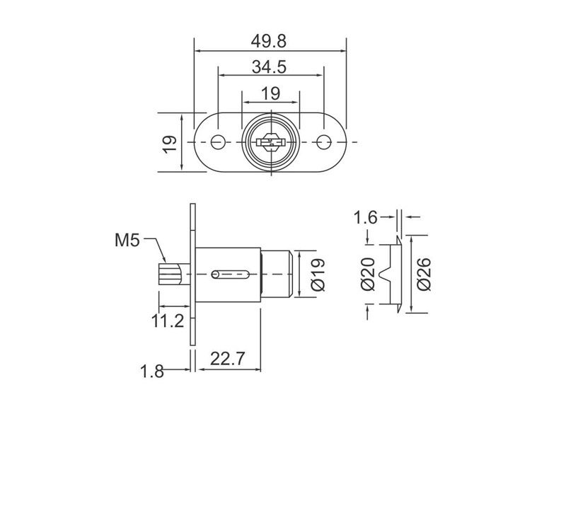 Image: 1cb41-enox-multipurpose-lock-cutout-eml-1005.jpg