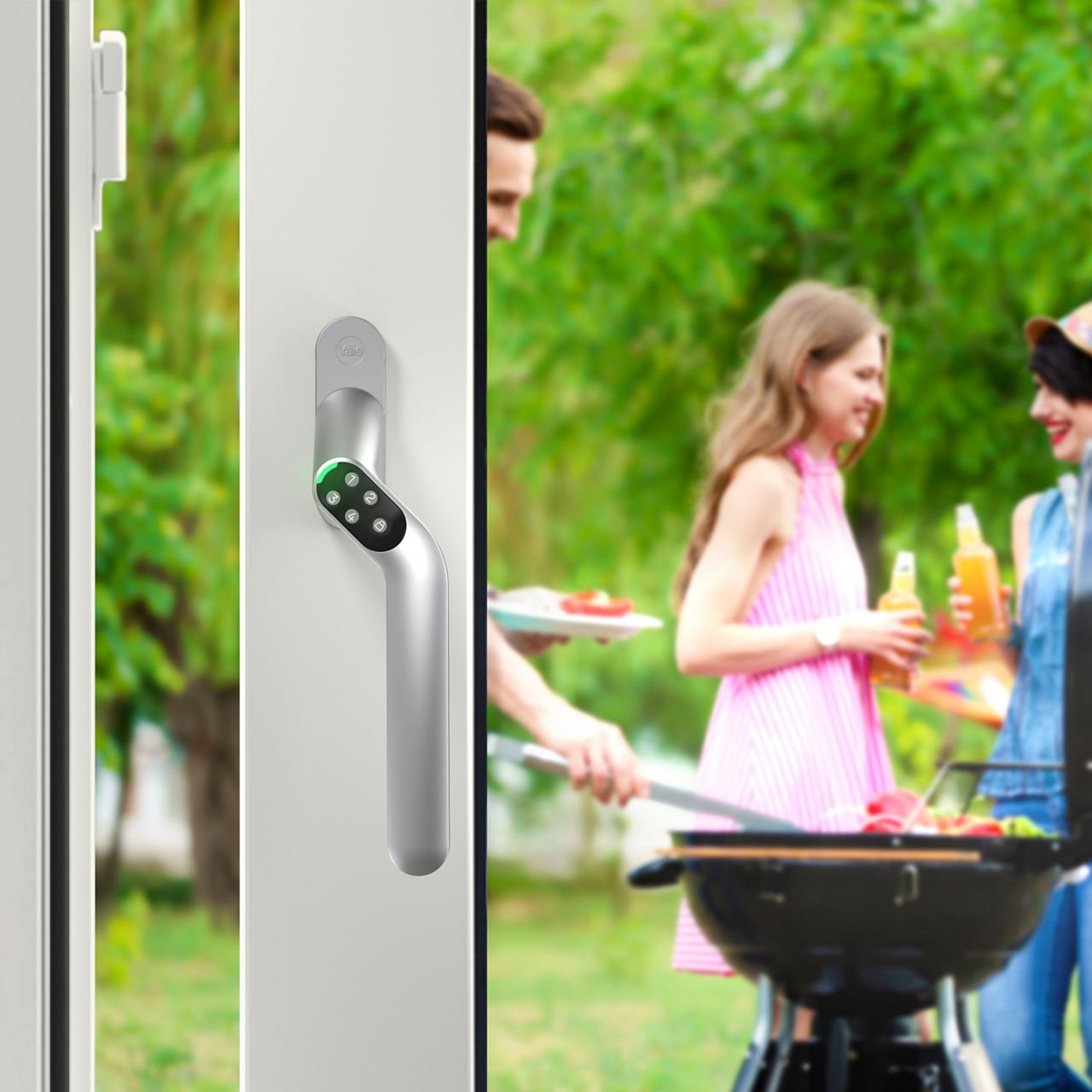 Yale Smart Code Handle.