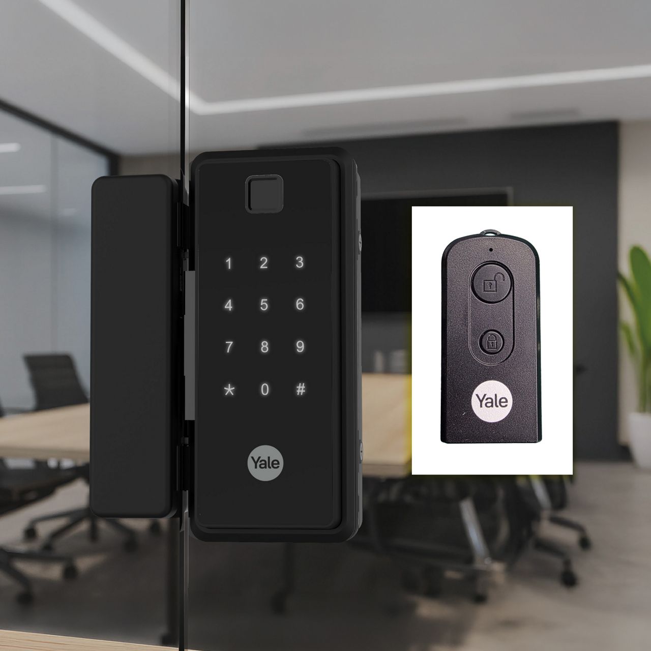 Yale Reflecta premium glass door security lock