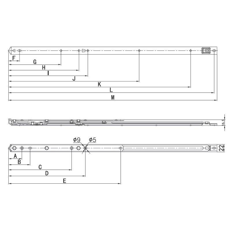 Image: 22mm-Double-Pivots-Friction-Hinge-for-Side-Hung-Window Picture 2