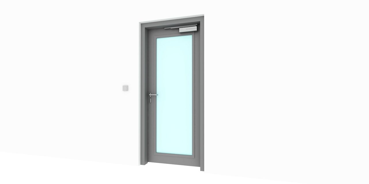 Steel Doorset Server Room Entrance With Access Control - Single | ASSA ...