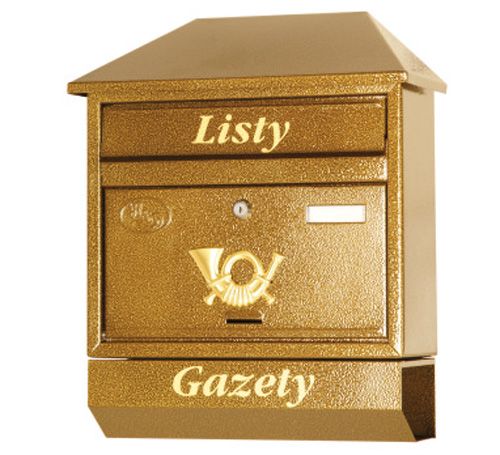 Skrzynka na listy z gazetnikiem LT9T