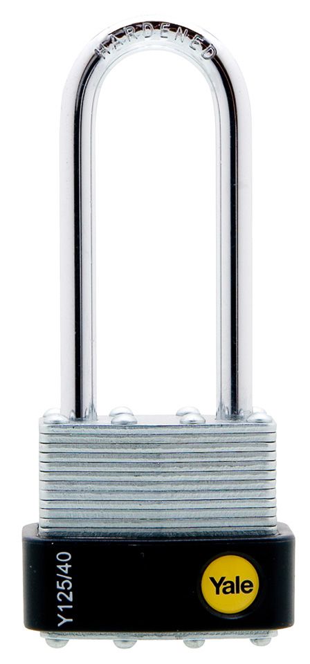Image: 24780-yale-y12540163-outdoor-long-shackle-laminated-steel-padlock