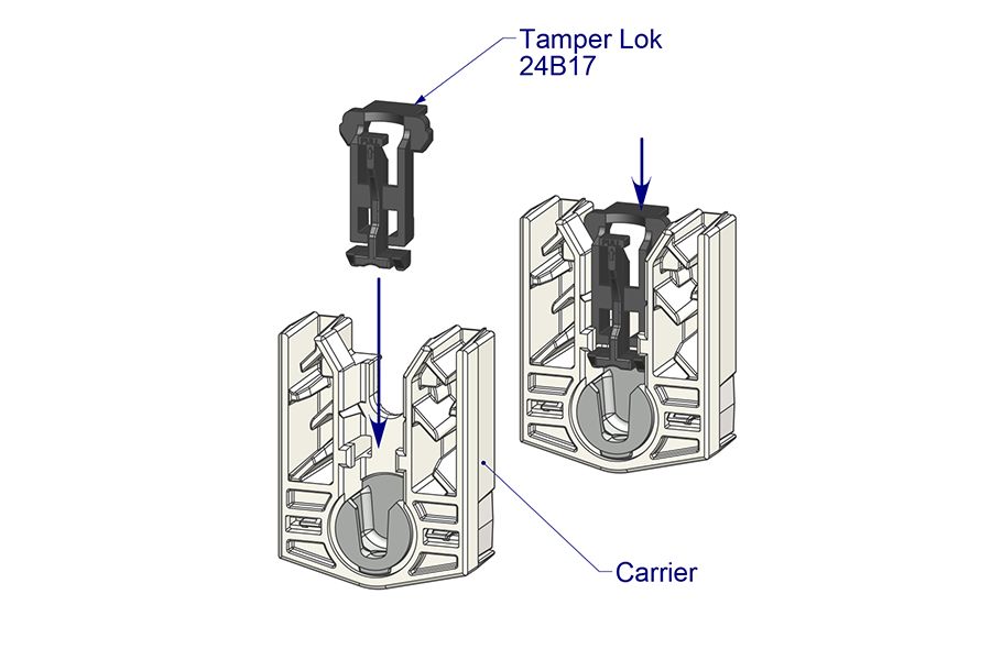 24B17 Tamperlock for use with QUICKTILT®