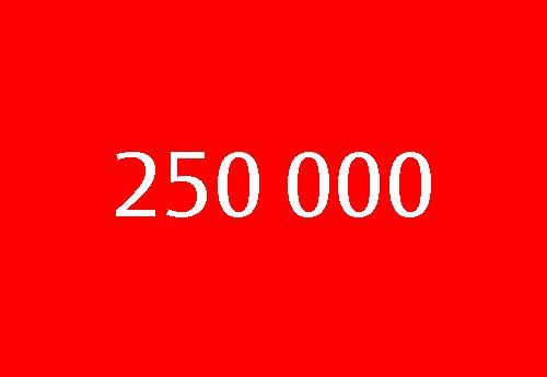 250 000 commandes chaque année
