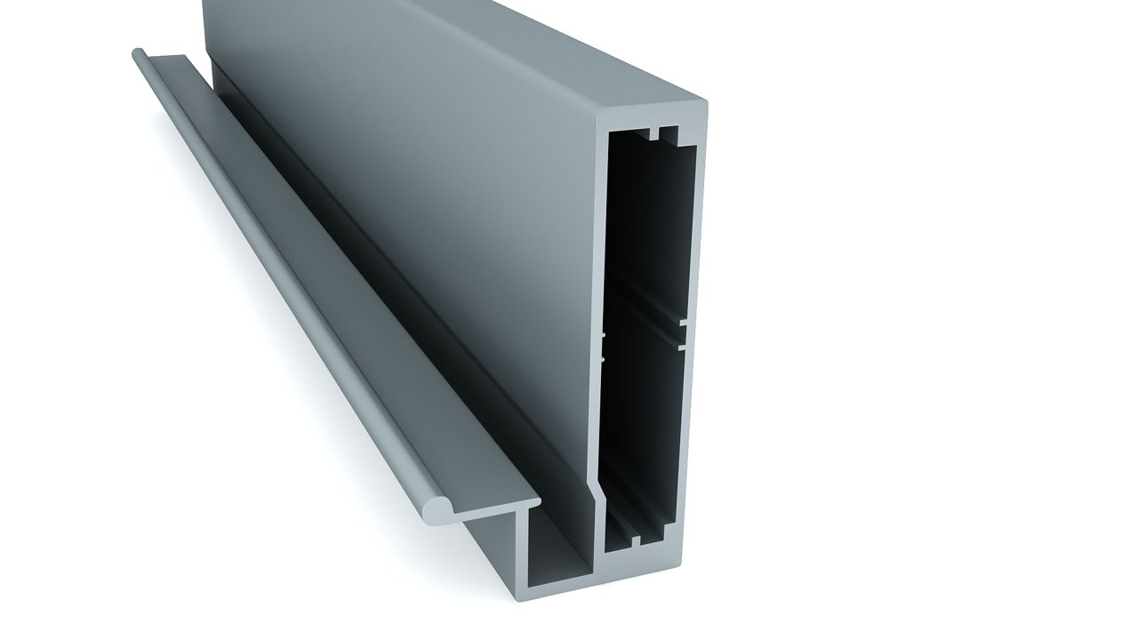 Enox Aluminium Frame Profile EAPS-031 with handle – ALU / SS finish