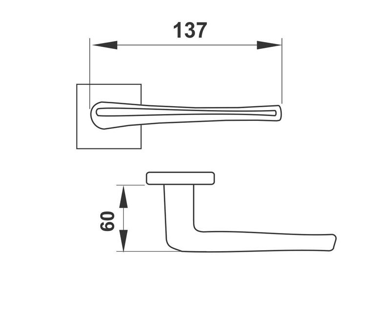 Image: 2545e-enox-ss-mortise-handle-square-base-cutout-emh-nsq-ss-020.jpg