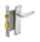 Yale 2 Lever Lockset -With Silver Aluminium Handle