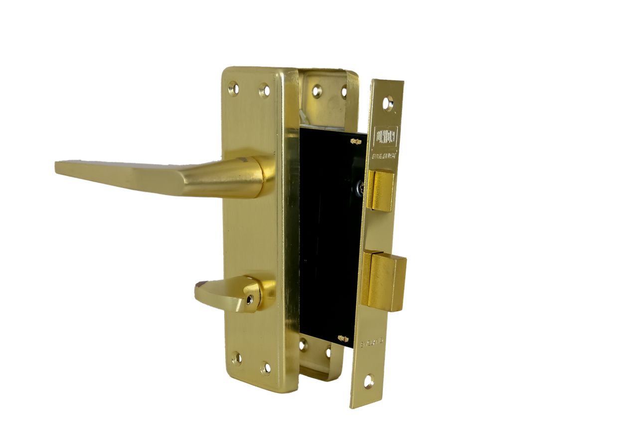 lock for bathroom gold color