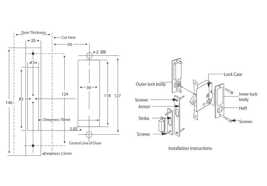Image: 30cf5-enox-wooden-sliding-door-lock-cutout-esl-006.jpg