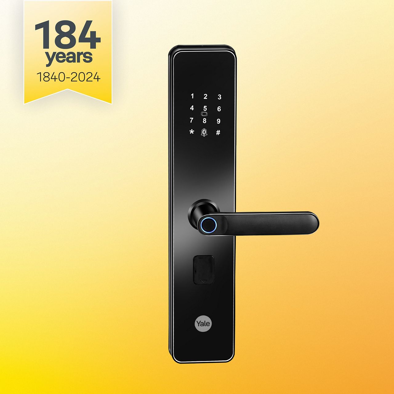 The Yale YDME100 NxT Smart Lock is a smart and extremely convenient solution for your home. You can have all the various access option to enter your home either via our new biometric Fingerprint scan, personalized PIN code or easy to carry RFID Card or em