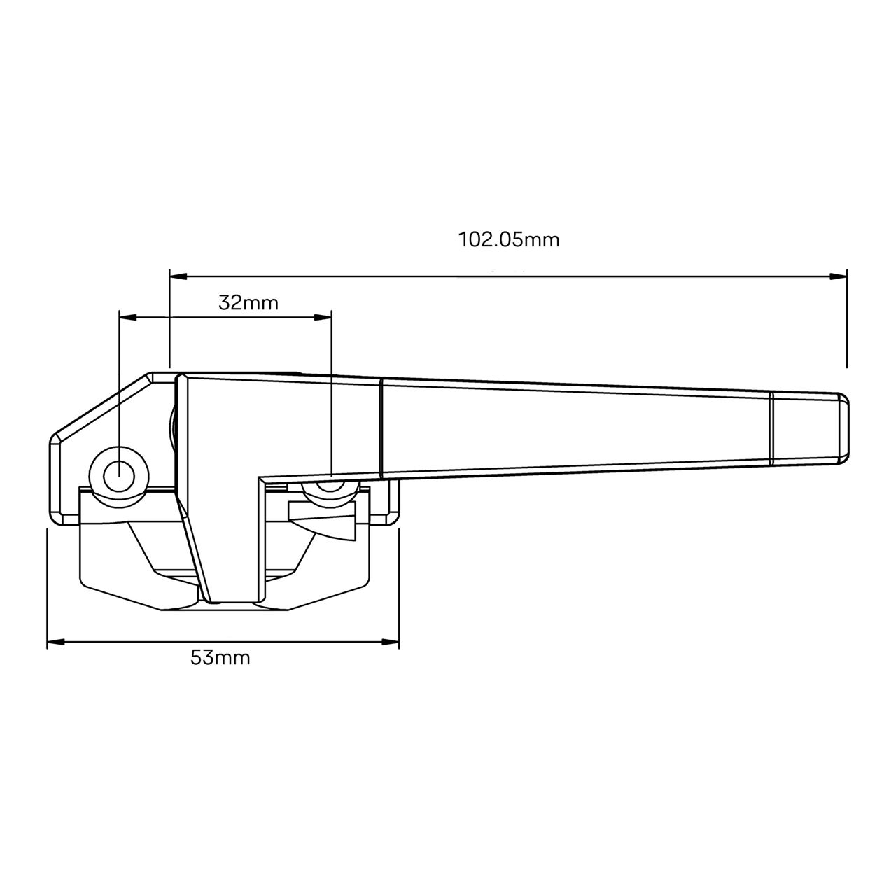 Image: Low Profile Dimensions