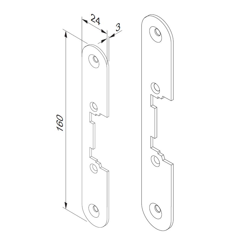 Image: Frontale 34G disegno con quote