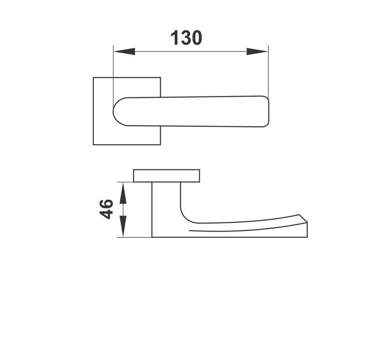 Image: 361ef-enox-ss-mortise-handle-square-base-cutout-emh-nsq-ss-022.jpg