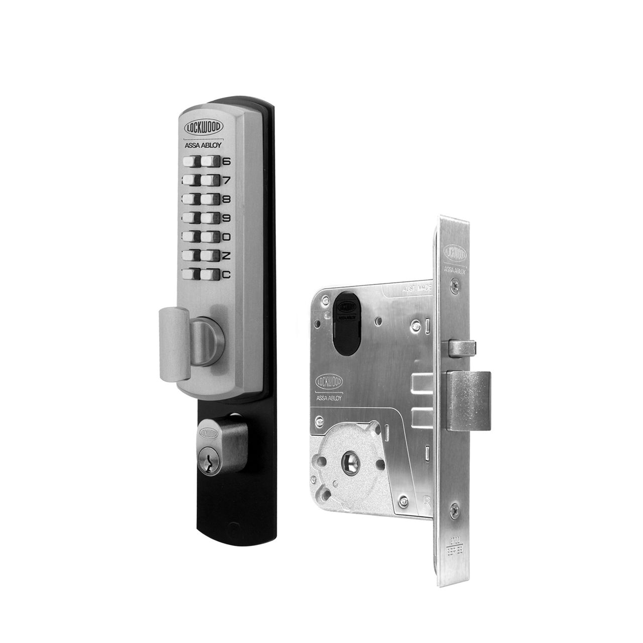 Lockwood Selector 3772 Key Override DX Digital Mortice Locks