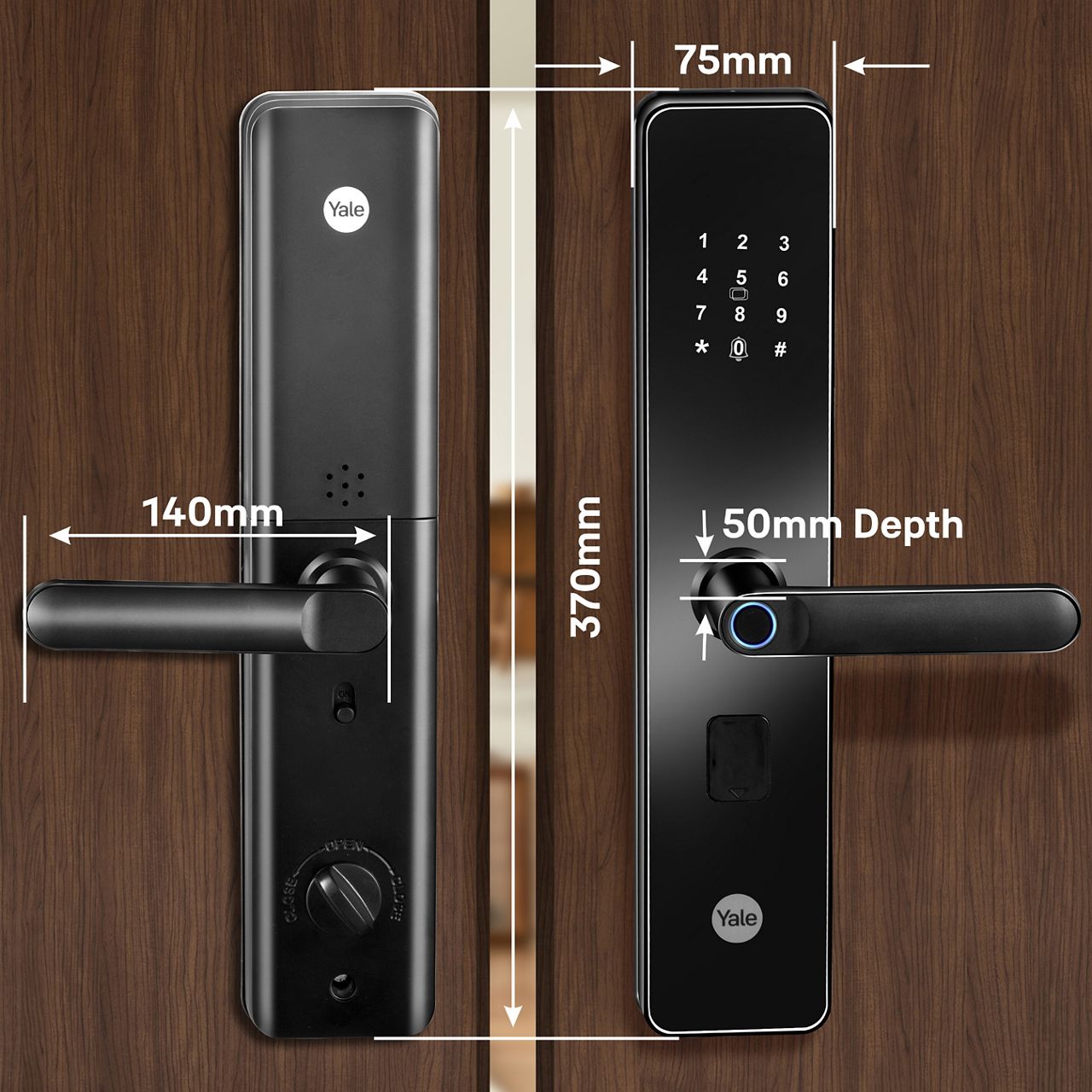 The Yale YDME100 NxT Smart Lock is a smart and extremely convenient solution for your home. You can have all the various access option to enter your home either via our new biometric Fingerprint scan, personalized PIN code or easy to carry RFID Card or em