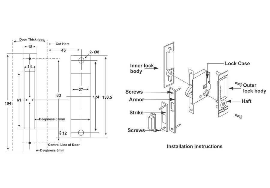 Image: 3b22c-enox-wooden-sliding-door-lock-cutout-esl-010.jpg