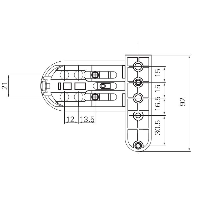 Image: 3D Door Hinge 10570-1 Picture 2
