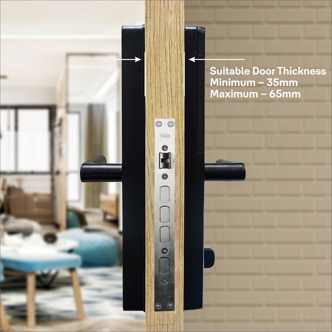 The Yale YDME100 NxT Smart Lock is a smart and extremely convenient solution for your home. You can have all the various access option to enter your home either via our new biometric Fingerprint scan, personalized PIN code or easy to carry RFID Card or em
