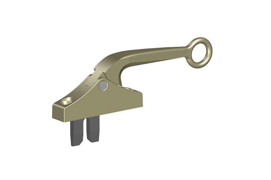 42C0008 Linear Pole Ring Handle 4"