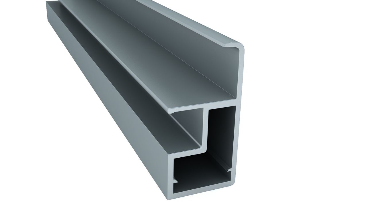 Enox Aluminium Frame Profile EAPS-058 – aluminium framing profile in ALU / SS finish