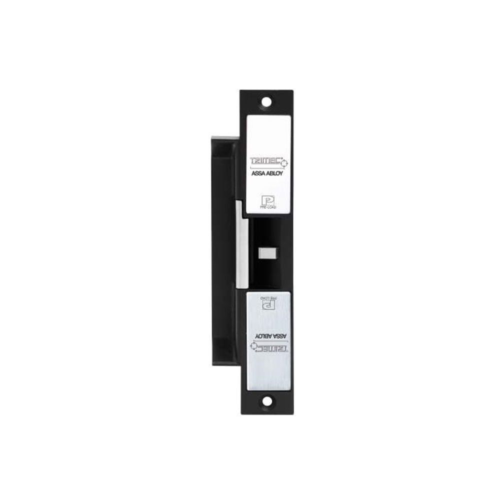 ASSA ABLOY electric strike lock installed on metal door for secure access control