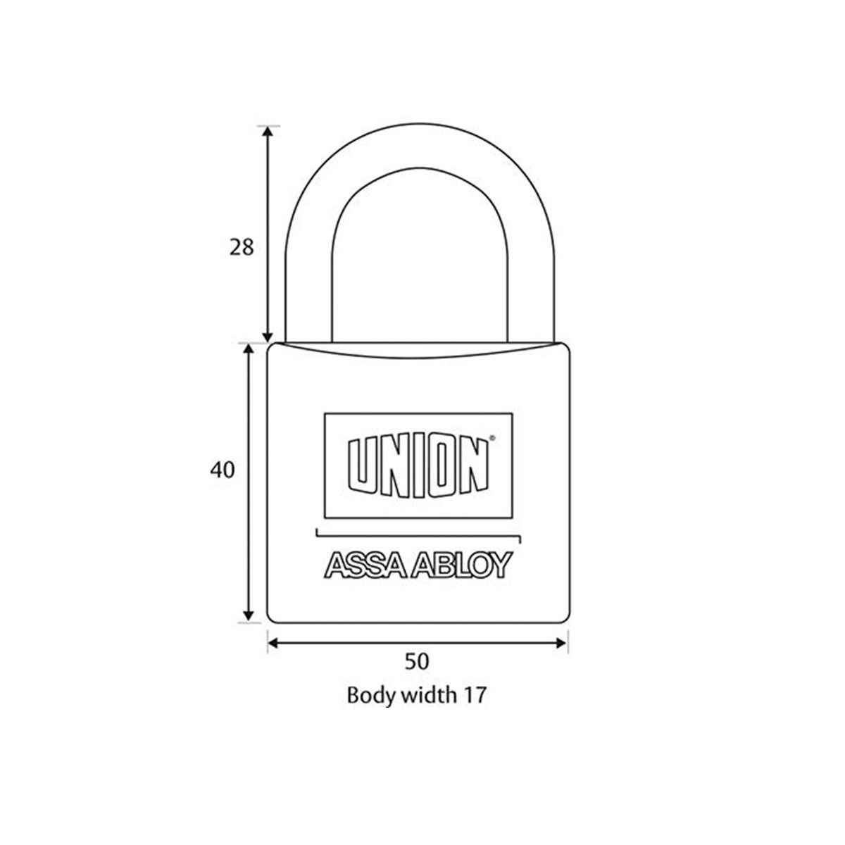 50mm Padlock Hardened Steel Shackle