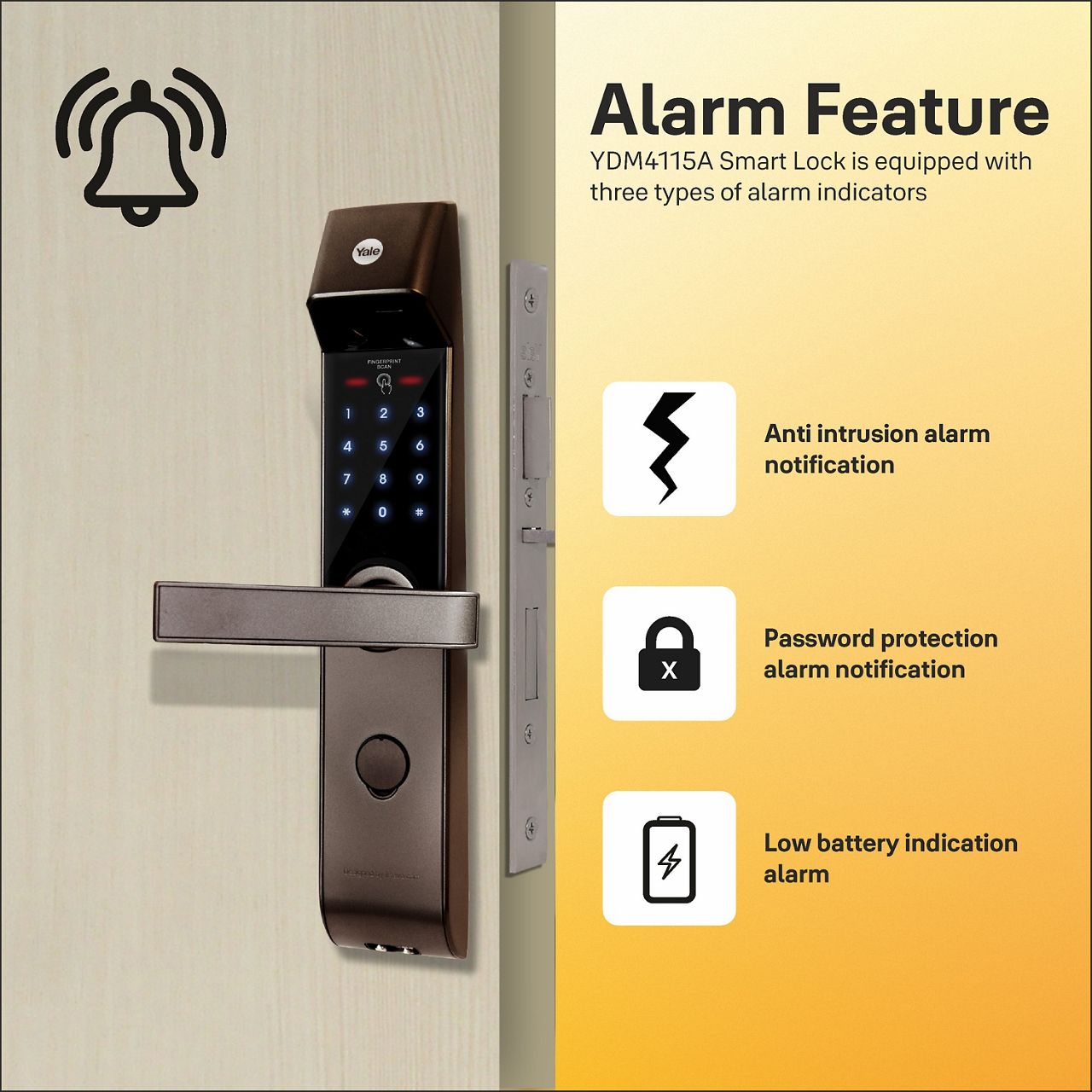 Image: YDM4115A has great features, but what really makes it special is the stylish and sleek design. The body is either brown or silver in colour, with perfect finishing touches. 