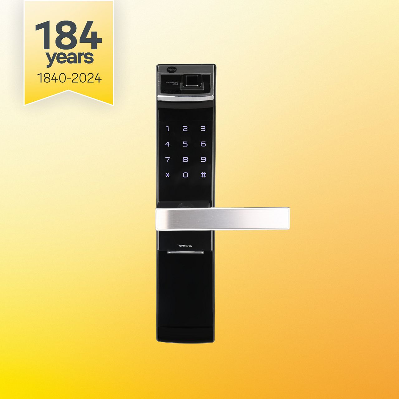 YDM4109A comes with a voice guide feature that provides the status of the lock and details on how to personalise each feature and mode to suit the convenience of the user