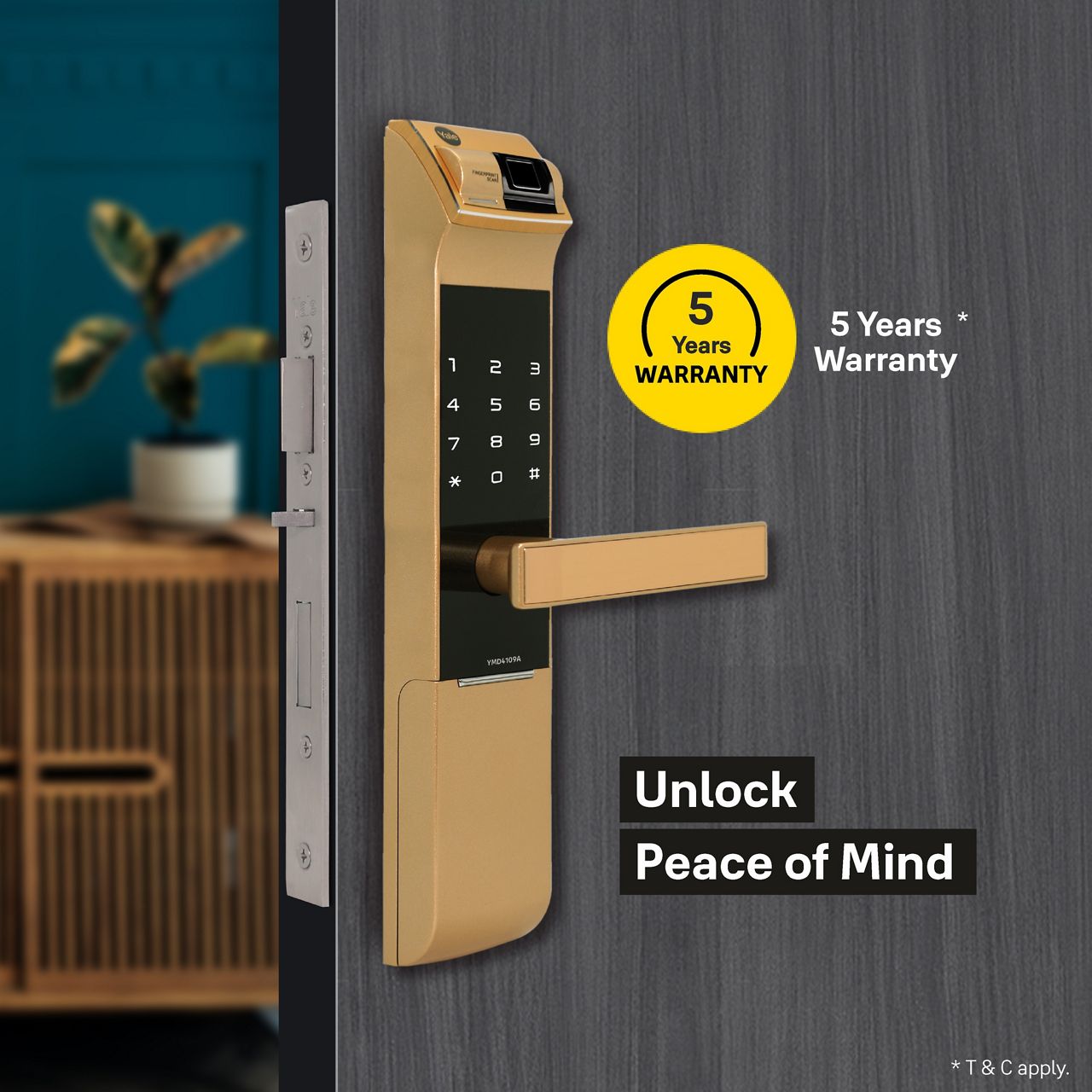 Image: YDM4109A comes with a voice guide feature that provides the status of the lock and details on how to personalise each feature and mode to suit the convenience of the user.