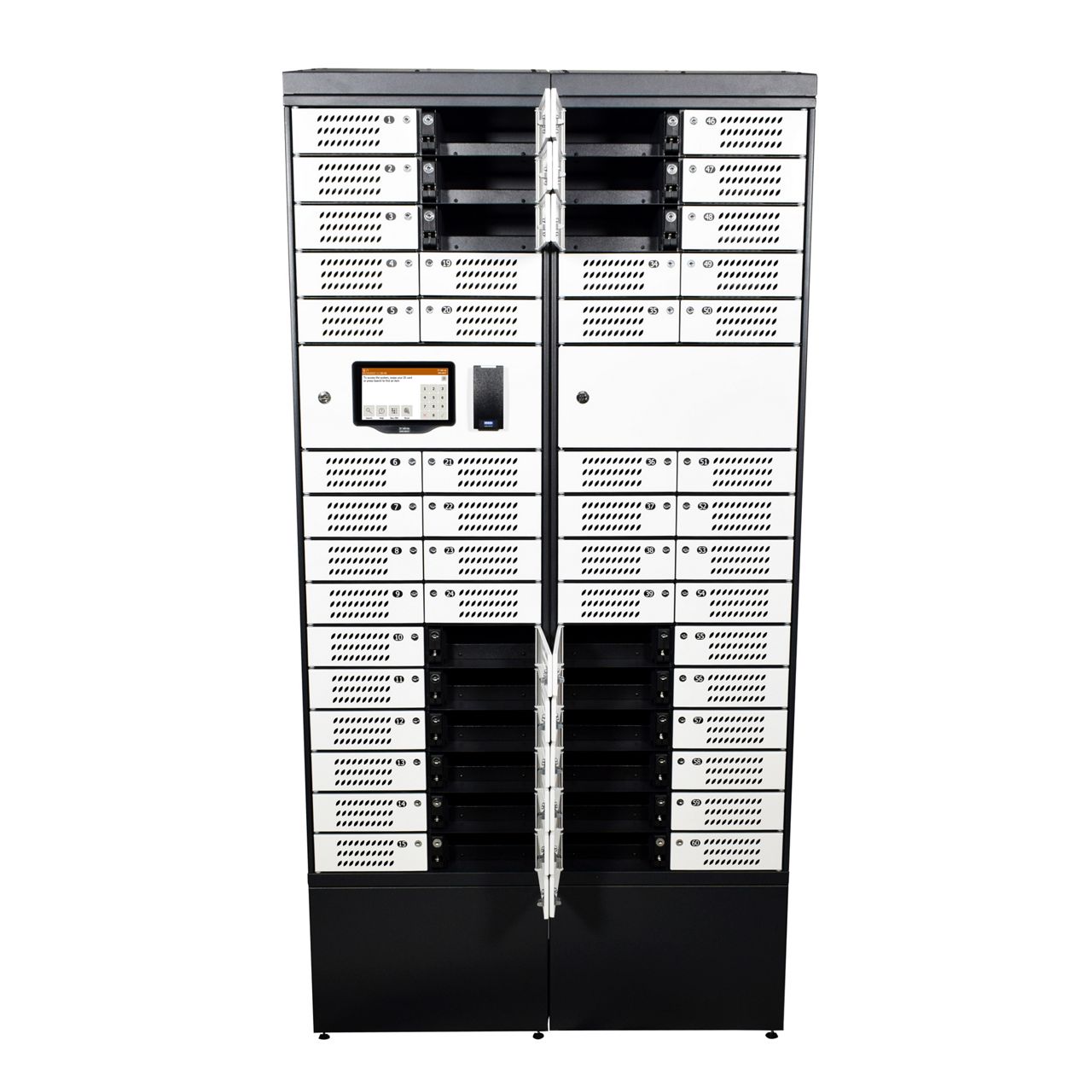 Traka Smartphone locker doors open 60 way