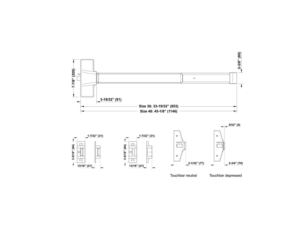 626c3-xdseries_widestilerimtypeexitdevice-xd1rlinedrawing.jpg