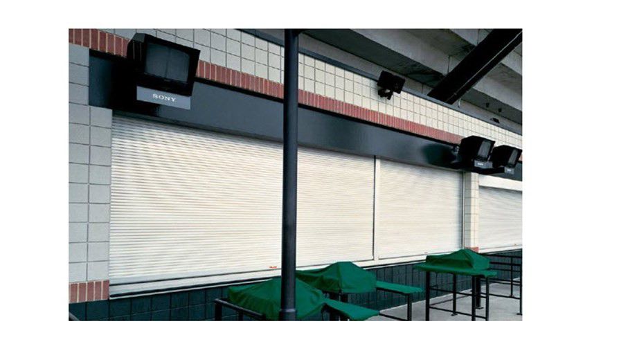Rolling Counter Doors Painted Galvanized Steel